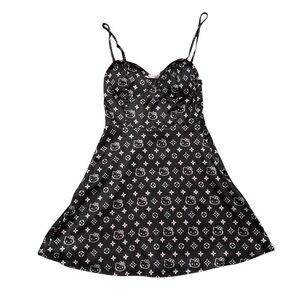 Hello Kitty Designer Pattern Dress
